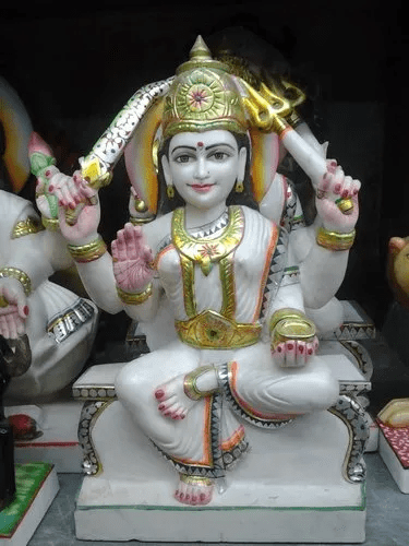 Santoshi Maa: All in one आरती, शुक्रवार व्रत कथा, पूजा विधि, मंत्र 3 Santosh ma marble